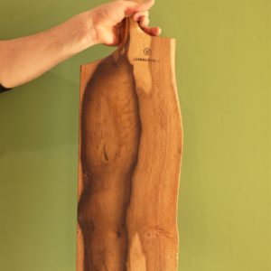 tagliere di design in legno di quercia